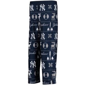 NWOT New York Yankees Allover Print Holiday Sleep Lounge Pants